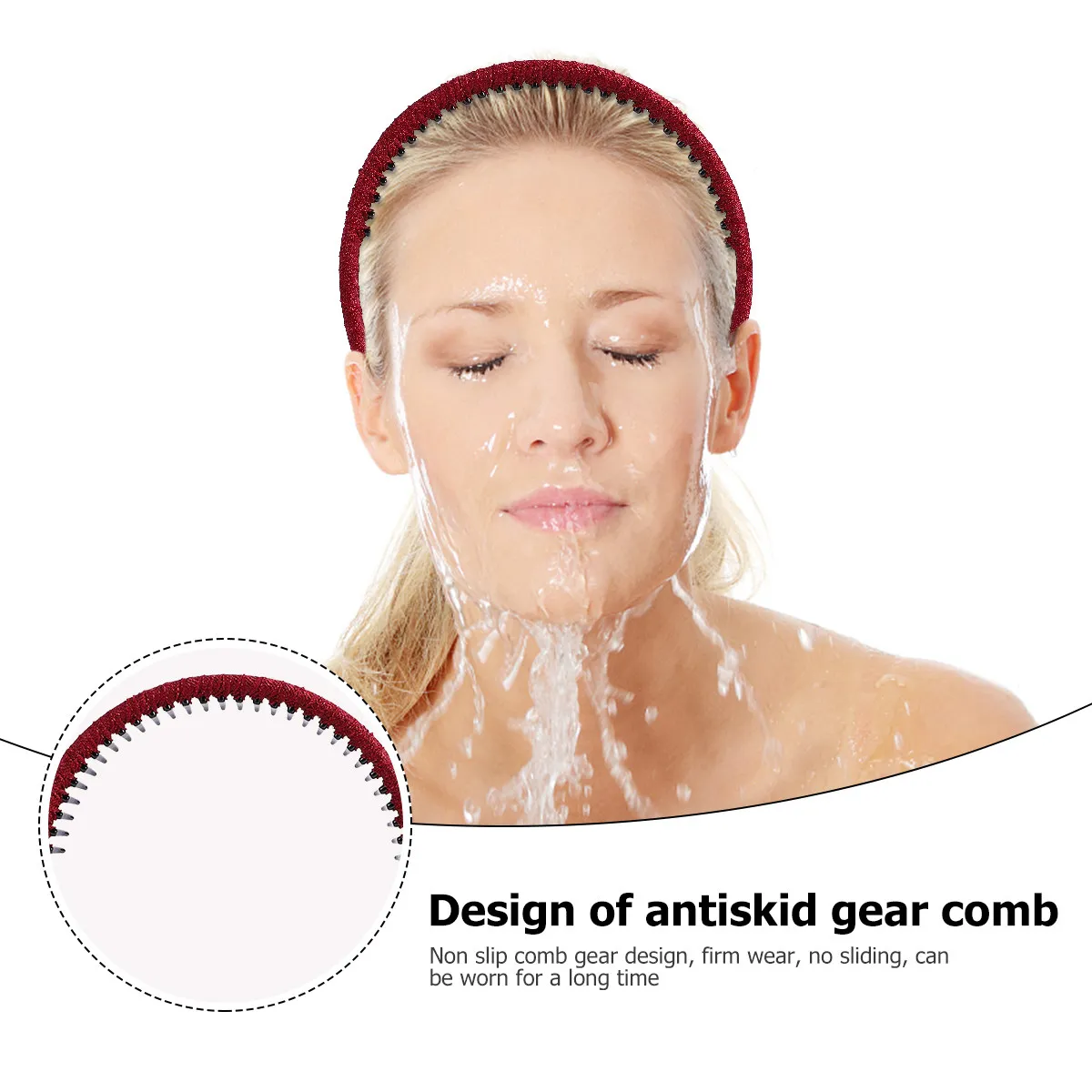 

3Pcs Women Hair Hoop Set Soft Cloth Art Headwear Simple Classic Design Quick Easy Styling Non-Slip Hair Accessories for Women