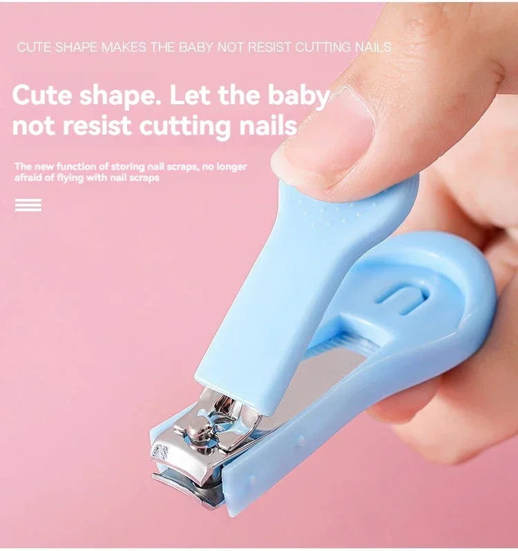 Haar Gesundheit Pflege Thermometer Pflege Pinsel Clipper Beißring Zahnbürste Kit Baby Essentials 10PCS Baby Nagel Trimmer Pflege Set Kind – Detail 7