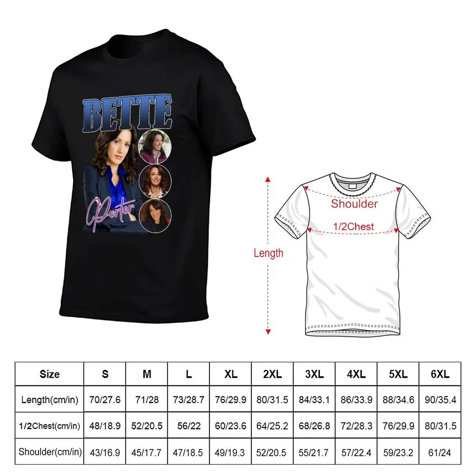 BETTE PORTER , Bette Porter Homage , Jennifer Beals The L Word Actress Vintage Retro 90s Bootleg Mer T-Shirt anime mens fashion