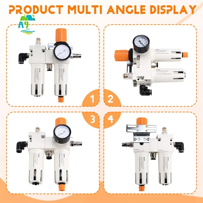 

A09E-Down-Type Tire Changer, Air Compressor Oil Water Regulator Separator Filter Tire Changer Pneumatic Tool Compressor