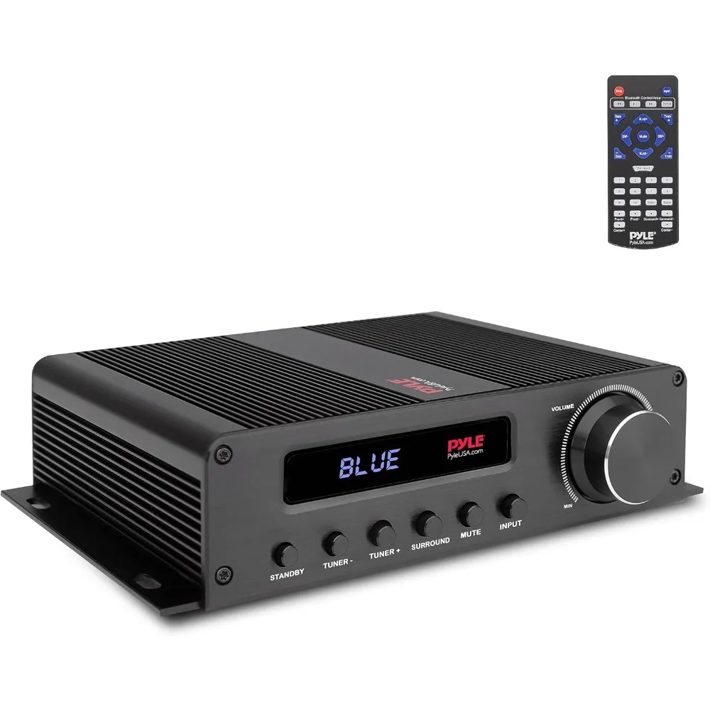 

5 Channel Wireless Bluetooth Home Audio Amplifier 100W Power Stereo Receiver with HDMI AUX FM Antenna Subwoofer Input 12V