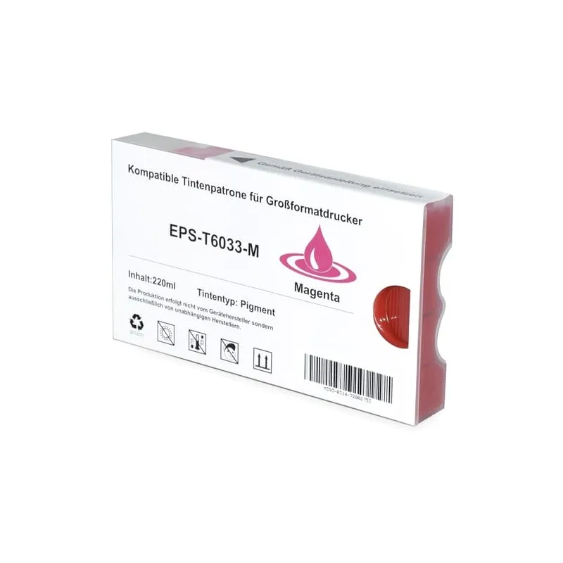 EPSON MAGENTA E6033 alternative ink cartridge, replaces C13T603300 XET6033C imprimirbien.com