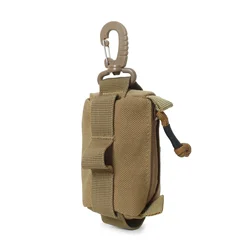 Outdoor Buckle Bag Military Army Small Pocket EDC Tools Pack Tactical Key Wallets Holder Coin Purses Pouch Keychain Zipper Case