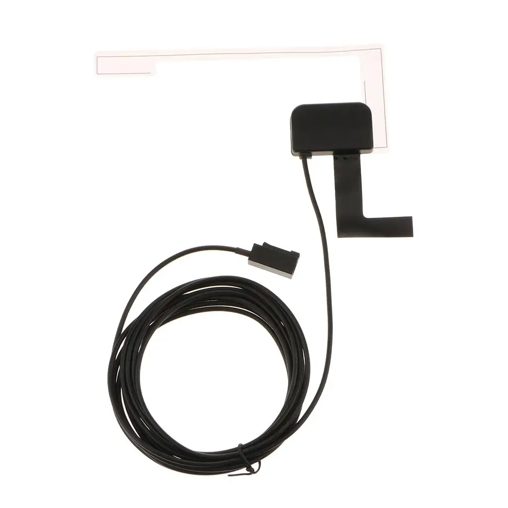 

Цифровая автомобильная радиоантенна с разъемом Fakra (женский), кабелем 300 см и креплением на стекло для приема DAB-радио в автомобиле