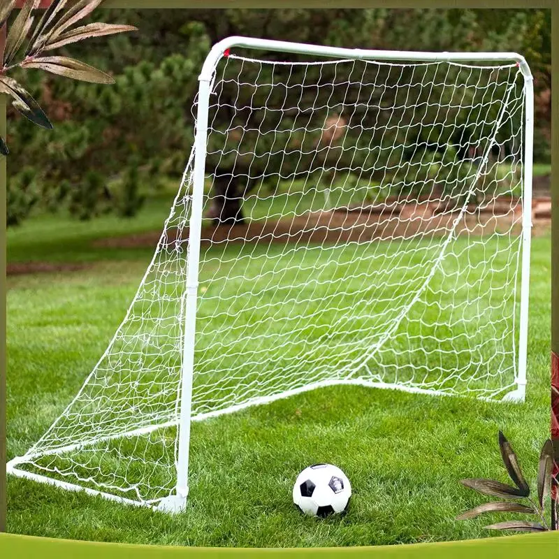 Rede de gol de futebol de tamanho completo confiável-24X8FT Rede de poste de futebol esportivo quintal de treinamento