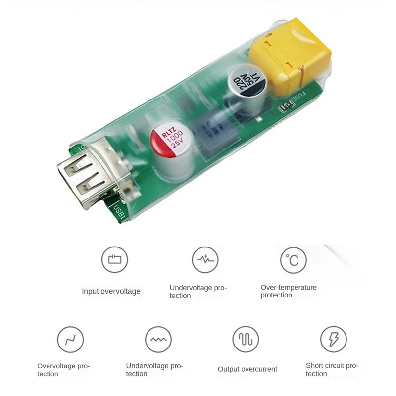 USB Fast Charging Charger USB Charger Connector Converter XT60 Plug For RC Airplane Helicopter FPV Racing Battery