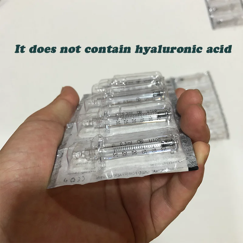 0.3ml hyaluronic acid ampoule head/ampoule shock-absorbing pad needle beauty and skincare tips