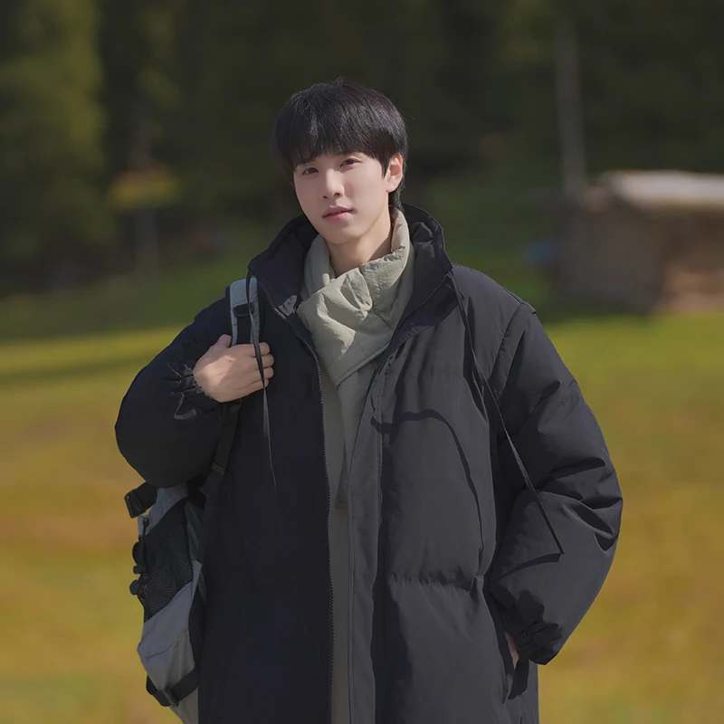 

Зимняя уличная альпинистская толстая теплая куртка для мужчин, простая натуральная спортивная ветрозащитная дышащая хлопковая куртка для отдыха