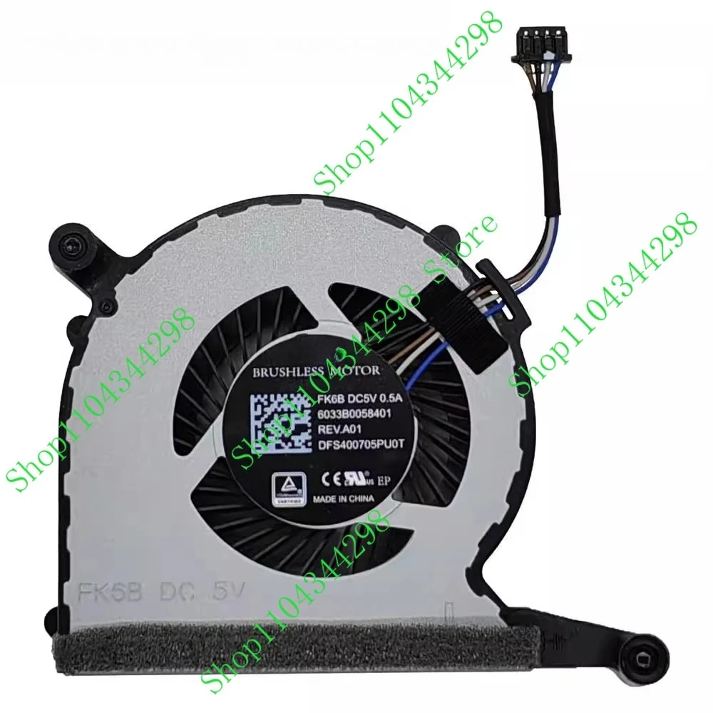 PJE Laptop CPU Cooling Fan DFS400705PU0T FK6B 6033B0058401 for HP HSN-IXO1 Thunderbolt Dock 120W G2