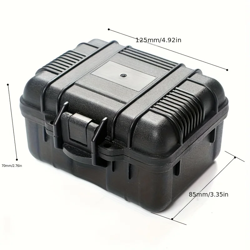 Plastic Sealed Dustproof Toolbox Outdoor Portable Equipment Box Shockproof Instrument Box Safety Protection Small Toolbox