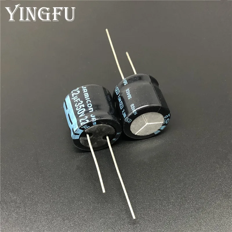 5pcs/50pcs 22uF 350V JAMICON TK Series 18x18mm High Quality Original 350V22uF Aluminum Electrolytic capacitor