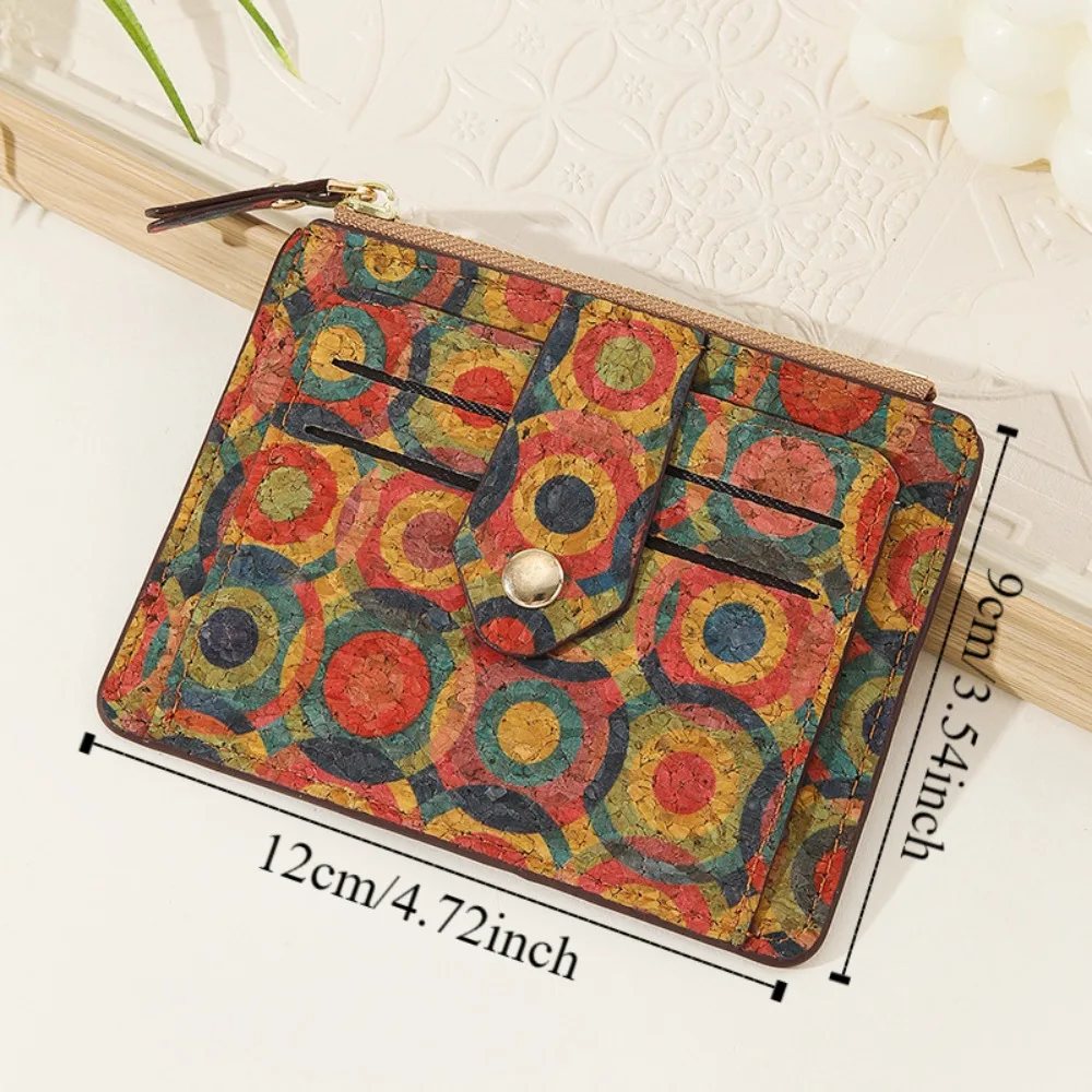 Vintage Women's Short Wallet Large Capacity Multi-position Multi-card Slot Purse Card Holders Multi-function Card Holder Unisex