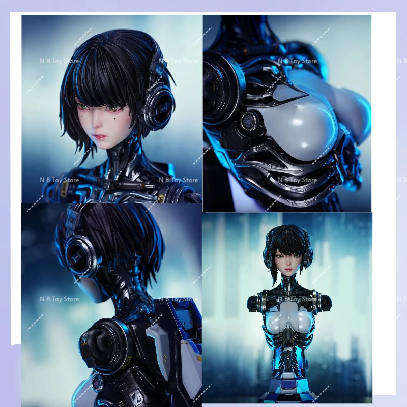 

Incarnation Ash 1/4 Bust Statue Super Ai Robot Anime Action Figure Collectible Model Ornaments Garage Kit Toys Gift