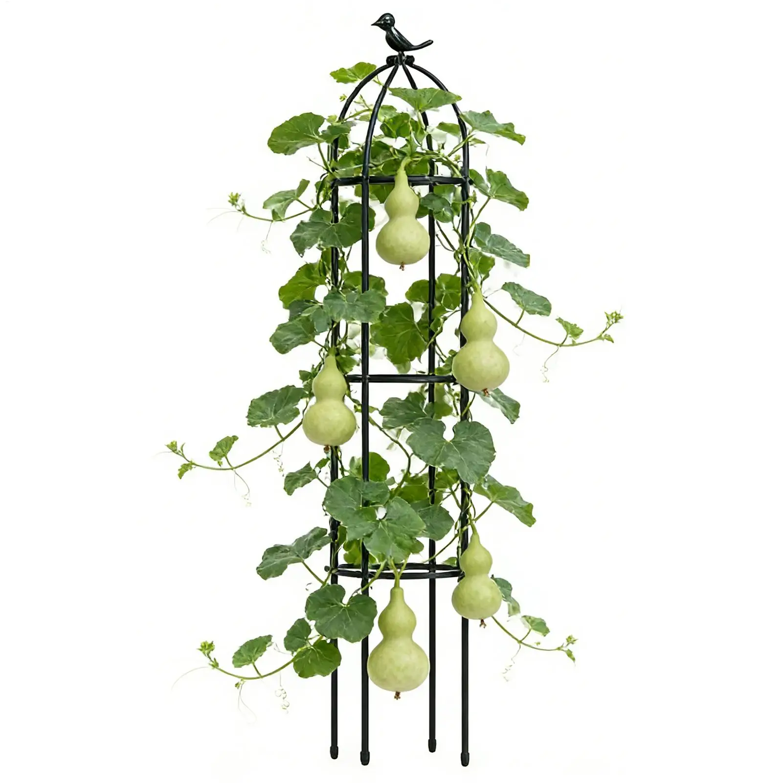 Rankgitter für Topfpflanzen, dekorativer Rahmen, unterstützt Pflanzenstäbe für den Innen- und Außenbereich, für Rosen, Clematis, Gemüse, Obst