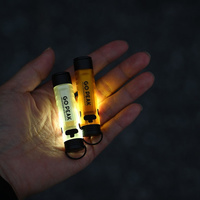 Gopeak Pocket Mini Flashlight Charge Outdoor Key Clip Cap Ambient Led Long Endurance Disaster Relief Emergency 5050 Small Light