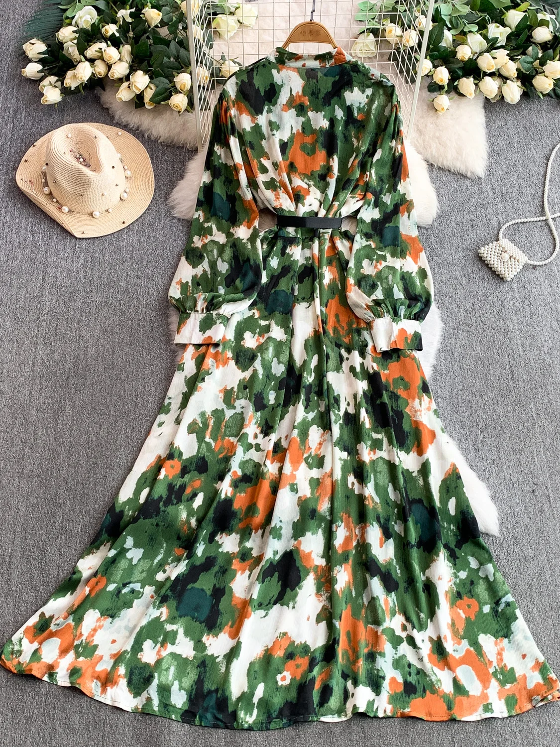 الرجعية adient هيم جولة Ne Long Dr المرأة الخريف الشتاء زر واحد الخصر الداخلية Ele تنورة ألف خط الدكتور