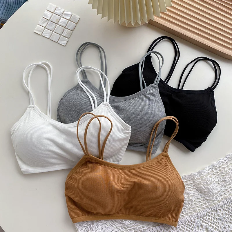 Women Sexy Back Cross Underwear Seamless Bra Comfortable Breathable Padded Bra