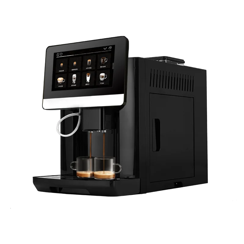 commercial fully automatic bean to cup home cappuccino espresso coffee machine for business