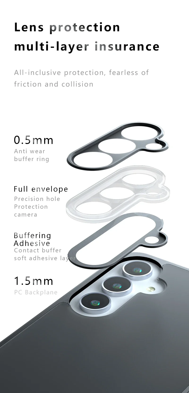 For Samsung Galaxy A55 A54 A34 A35 A24 A25 A15 A14 5G 4G S22 S23 S24 Ultra Plus FE Z Fold 4 5 Case Matte Skin Transparent Cover
