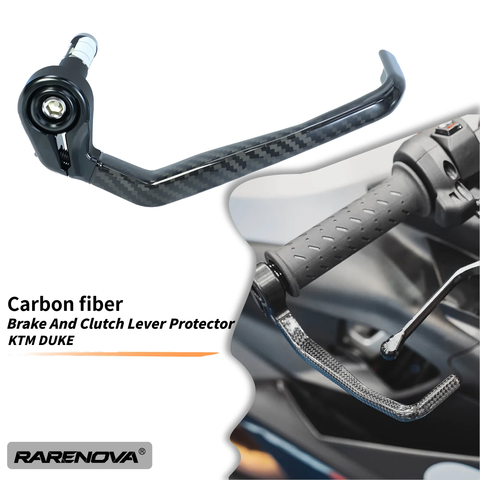 

Carbon Fiber Brake Clutch Guard Levers For KTM Duke 1390 1290 990 890 790 690 Motorcycle Handlebar Guard Brake Clutch Lever Hand