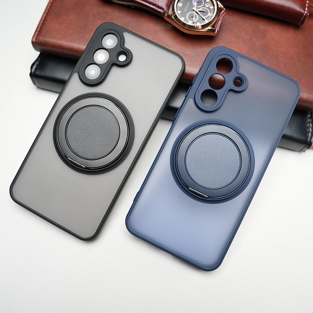 360° Rotating Bracket Magnetic Case for Samsung A18 A08 A57 A37 A56 A55 A36 S25 S24 S23 A54 A35 A16 A15 A25 A26 Protective Cover