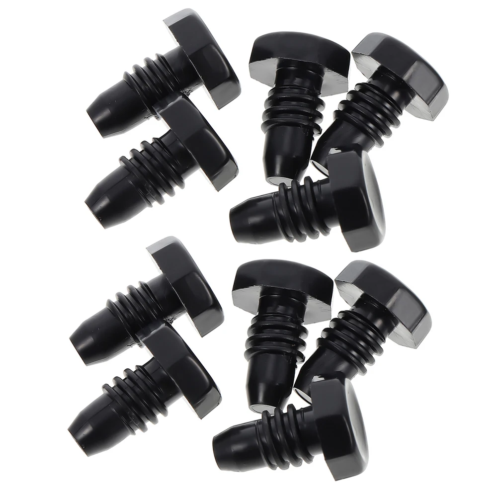 

10pcs Plastic Billiard Bottom Protectors Small Covers For Pool Durable Pp Material Replacements Accessories End Stopper Plugs