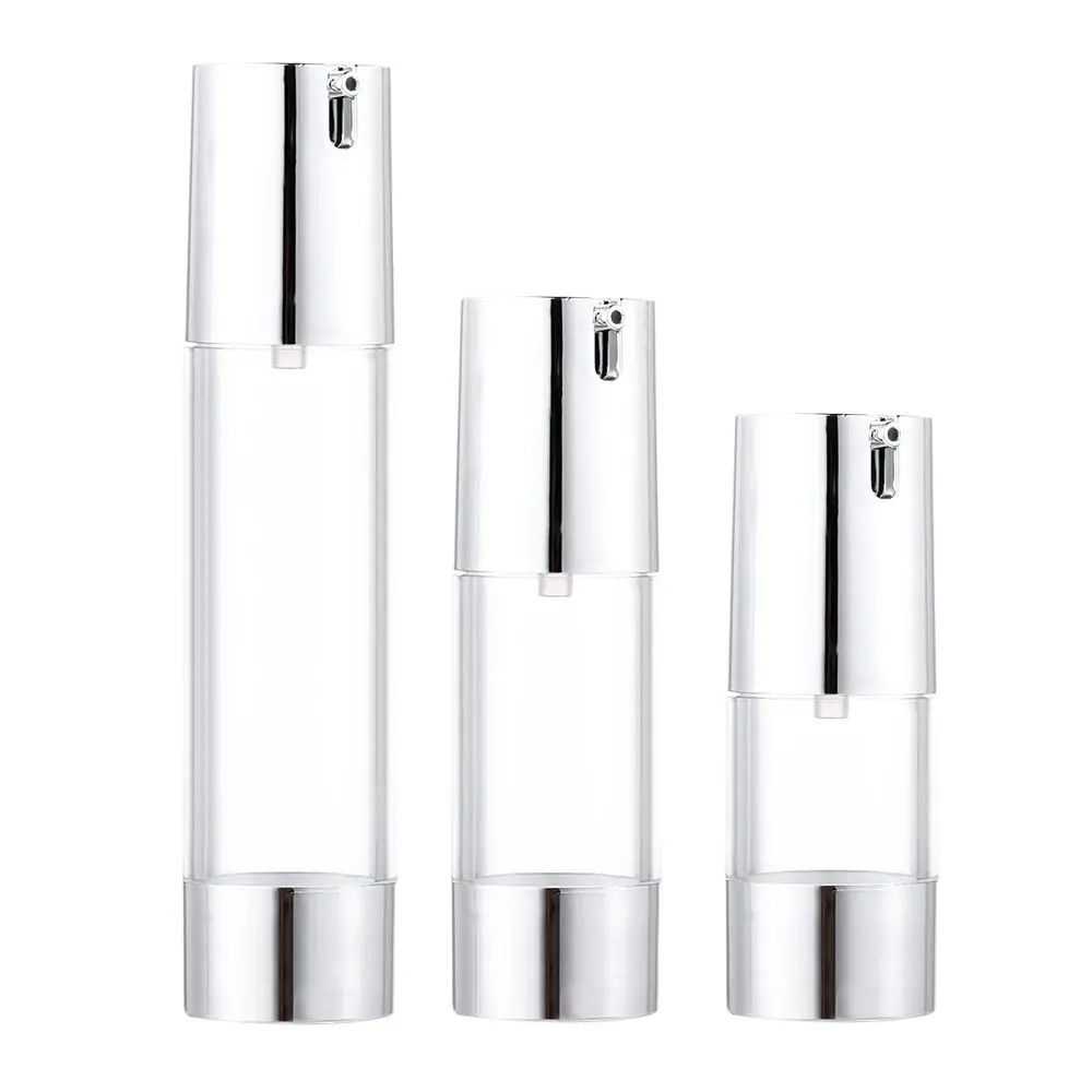 플라스틱 투명 메이크업 도구 빈 병 샴푸 로션 스퀴즈 용기 디스펜서 병