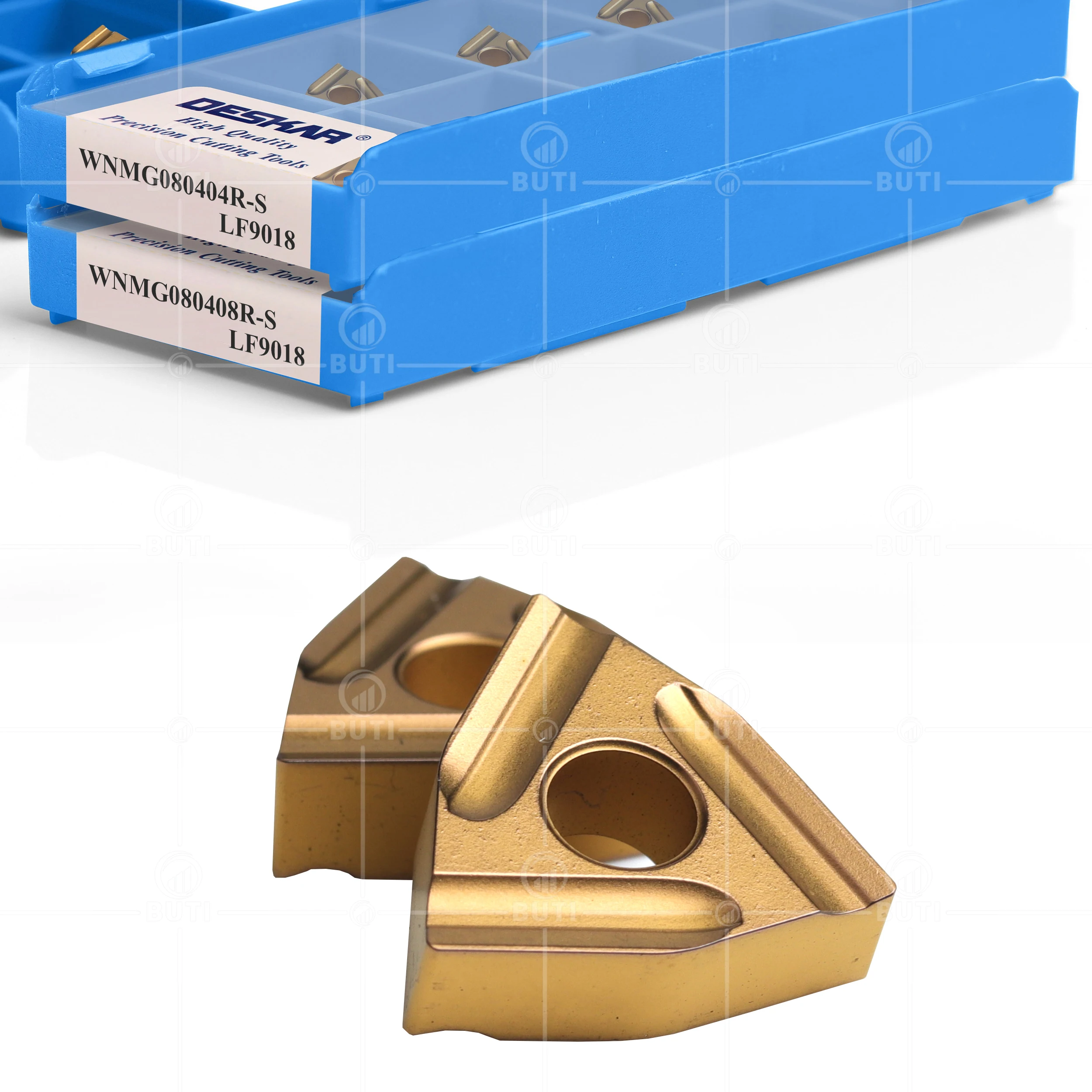 Imagem -03 - Deskar 100 Original Wnmg080404 Wnmg080408r Wnmg080408l s Lf9018 Carbide Inserir Ferramentas de Torneamento Inserir Torno Cnc Corte para Aço