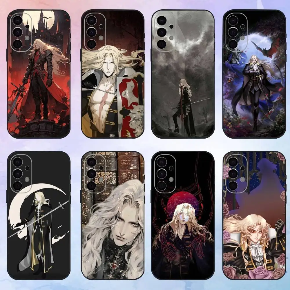 

A-Alucard comics Phone Case For Samsung S25,S24,S21,S22,S23,S30,Ultra,S20,Plus,Fe,Lite,Note,10,9,5G Black Cover
