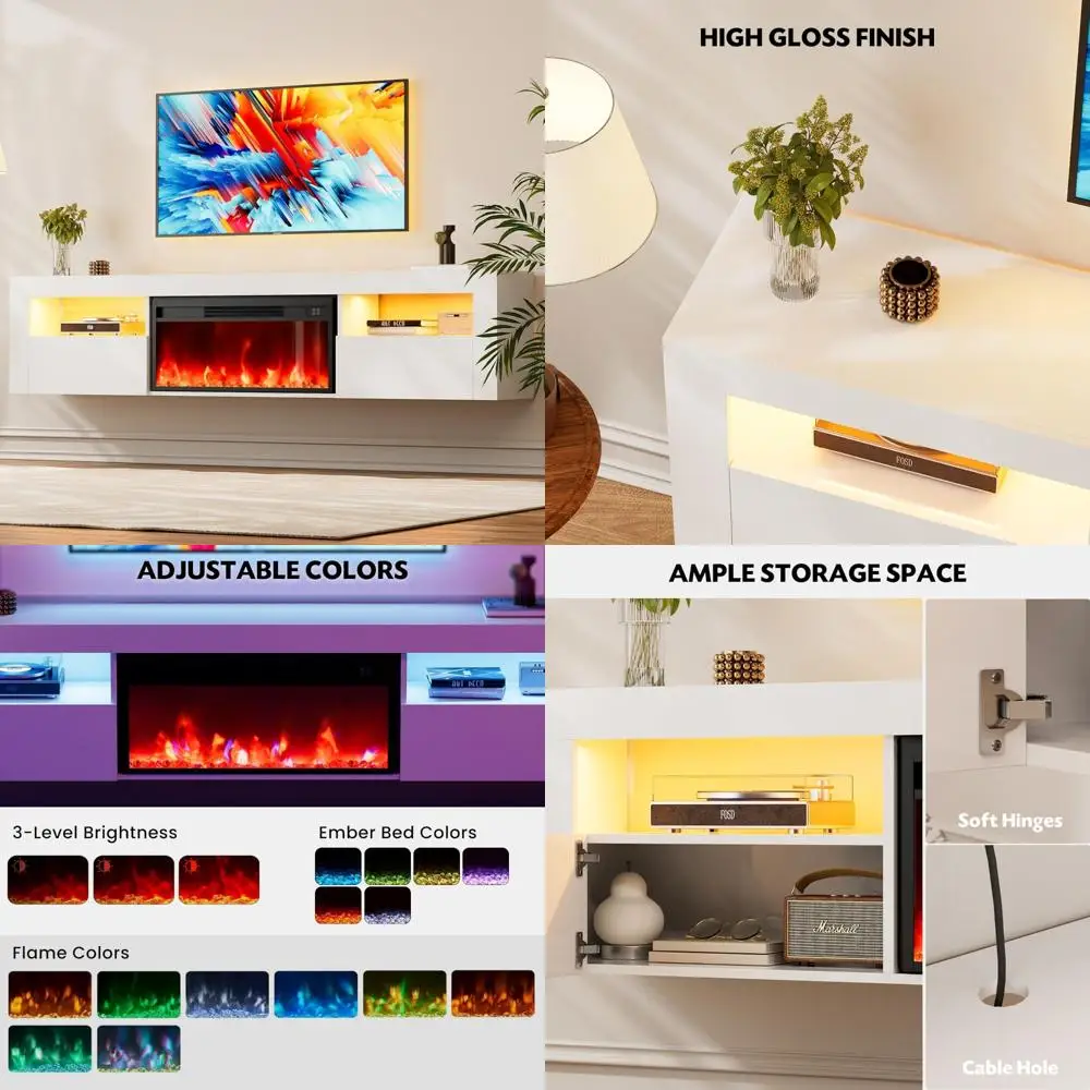 "71 Inch Floating T… - image