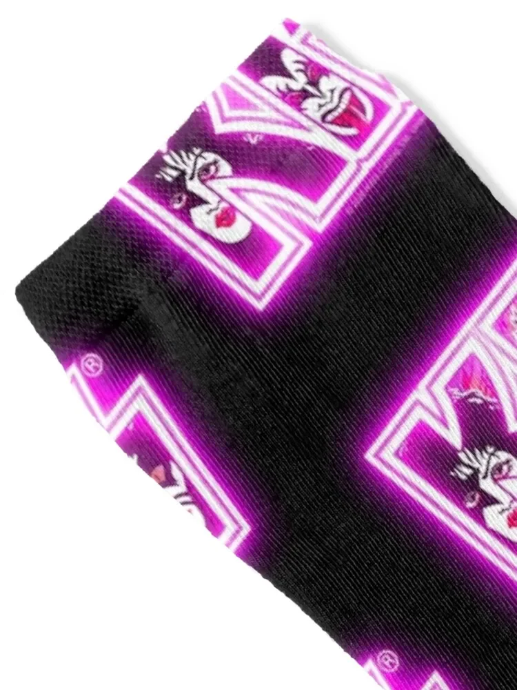 KISS ? rock music band - Rock and Roll Over Neon Pink Socks Stockings happy Socks For Men Women's