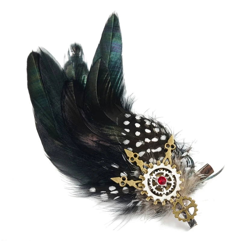 

Gothic Anime Gear Hair Clip And Brooch For Unique Accessories Dark Party Hair Decoration Y08E