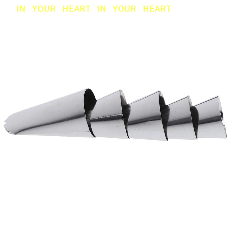 【X】Baking DIY Tools Leaf 5-piece Set 5 Pcs Set Leaves Nozzles Stainless Icing Piping Pastry Tips For Cake Decorating