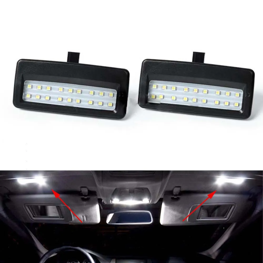 LED Car Roof Sun Visor Mirror Lamps Reading Light For BMW F10 F11 F18 Sedan/Wagon/GT F01 750Li 760Li F07 F06 F02 F03 F04 F12 F13