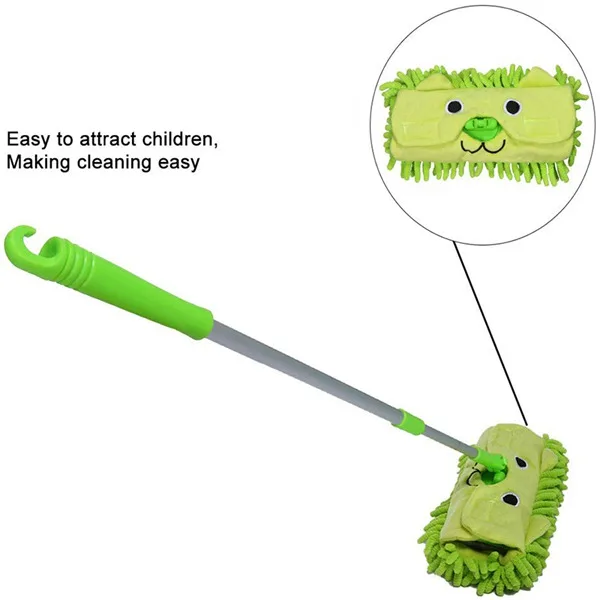 Kid's Housekeeping Cleaning Tools, 3Pcs Small Mop Small Broom Small Dustpan, Little Housekeeping Helper Set (3 Pieces)