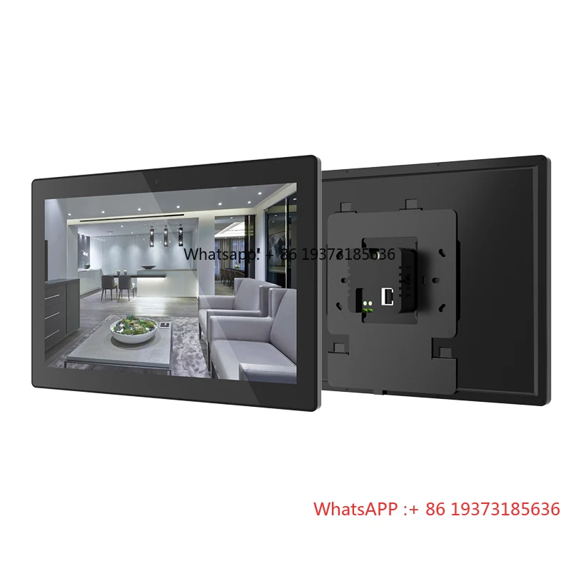 2026 Sunworld YC-SM1011 Smart Home Control Panel 10.1 Inch AC 110-240 POE Android Tablet Plastic Inwall Display