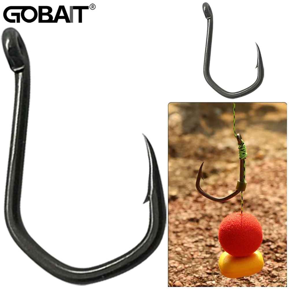 50PCS Carp Fishing Hook Triangular High Strength Rhombus PTFE Angle Sharp Barbed Soft Lure Talon Fishing Tackle Talon Fishhook