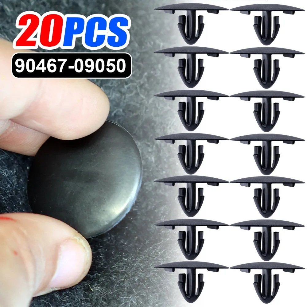 Araba Kaputu Yalıtım Tutucu Klip Toyota 90467-09050 Motor Yalıtım Pamuk Siyah Plastik Toka Yedek Sabitleme Kelepçesi