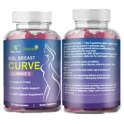 60 capsules BBL Breast curve jelly adds natural curves to promote skin health making it larger and stronger