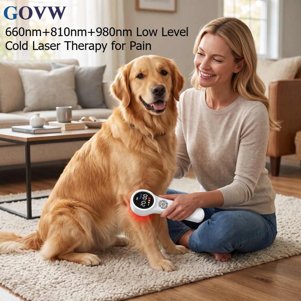 ZJZK Medical Chiropractic Laser Therapy Device 810nm 980nm LLLT Therapy for Pain Relief Wound Healing Cold Laser for Sciatica