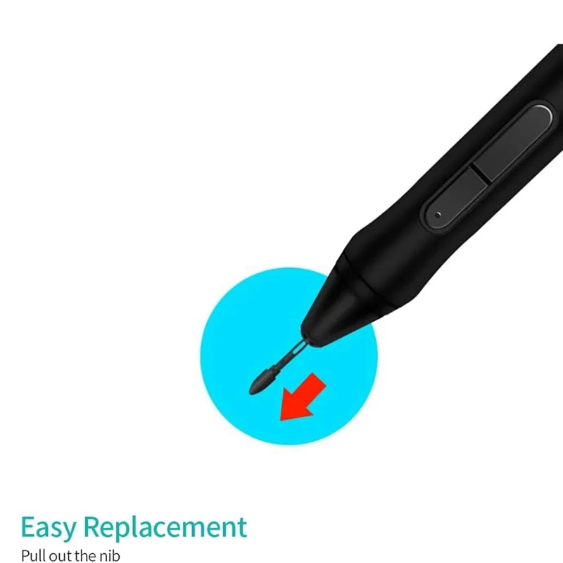 10 قطعة استبدال قلم القلم المناقير ل HUION PW100 PW201 القلم H610 Prov2 H640P H950P H1060P HS610 H1161 H320M HS64