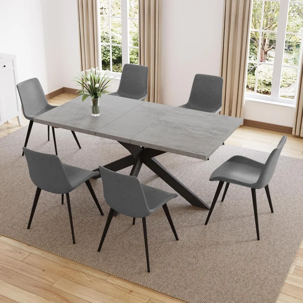 Kitchen & Dining Room Tables for 6-8 Person Space Saving Expandable Dining Table,Kitchen Table for Home Office，Dining Tables