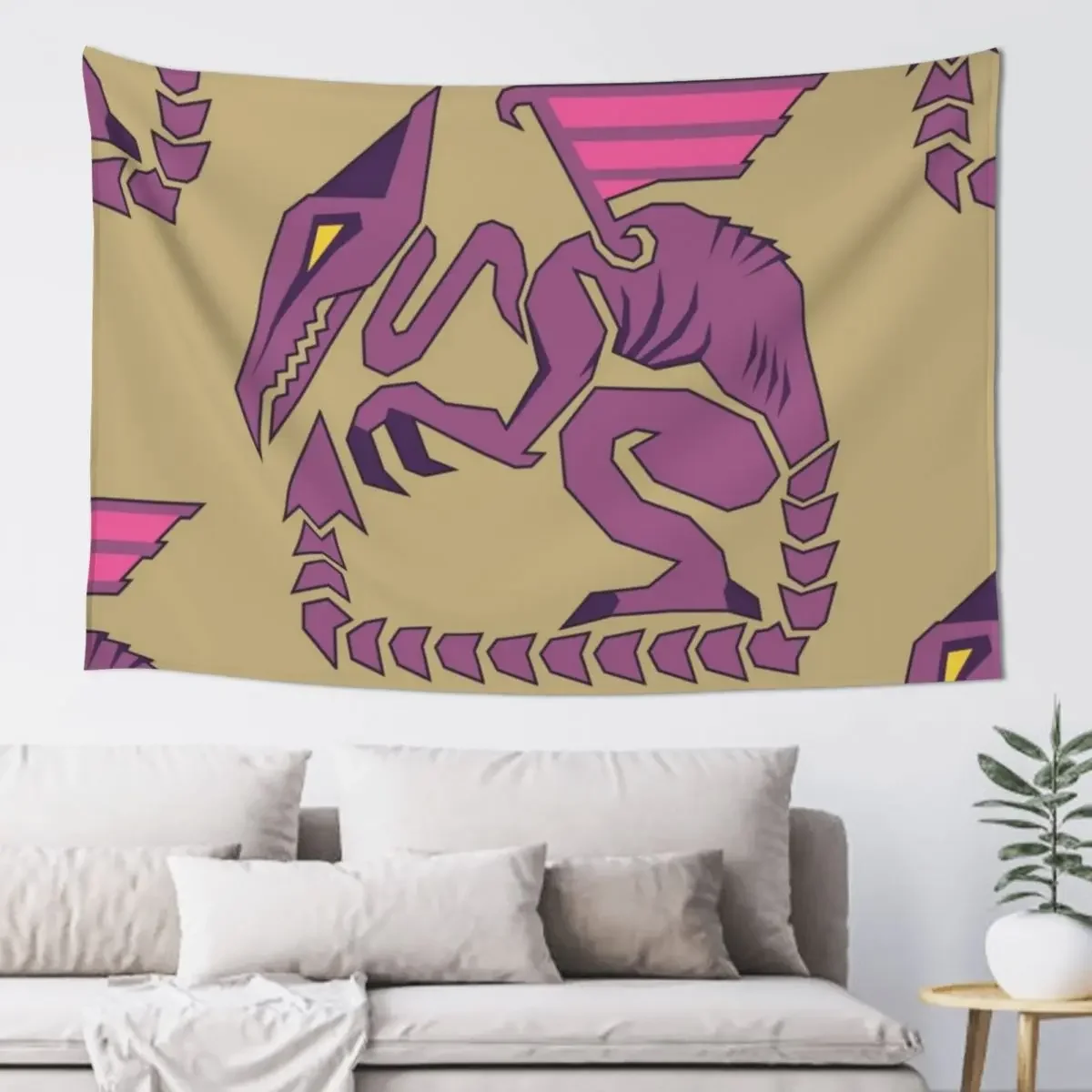 Metroid Hunter Series: Ridley Tapestry Funny Wall Hanging Wall Tapestry