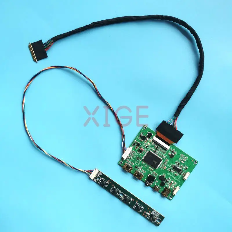 For LTN156AT15-C01 LTN156AT17-103 Controller Driver Board Mini-HDMI LVDS 40 Pin 1366x768 Micro USB Laptop Monitor 15.6