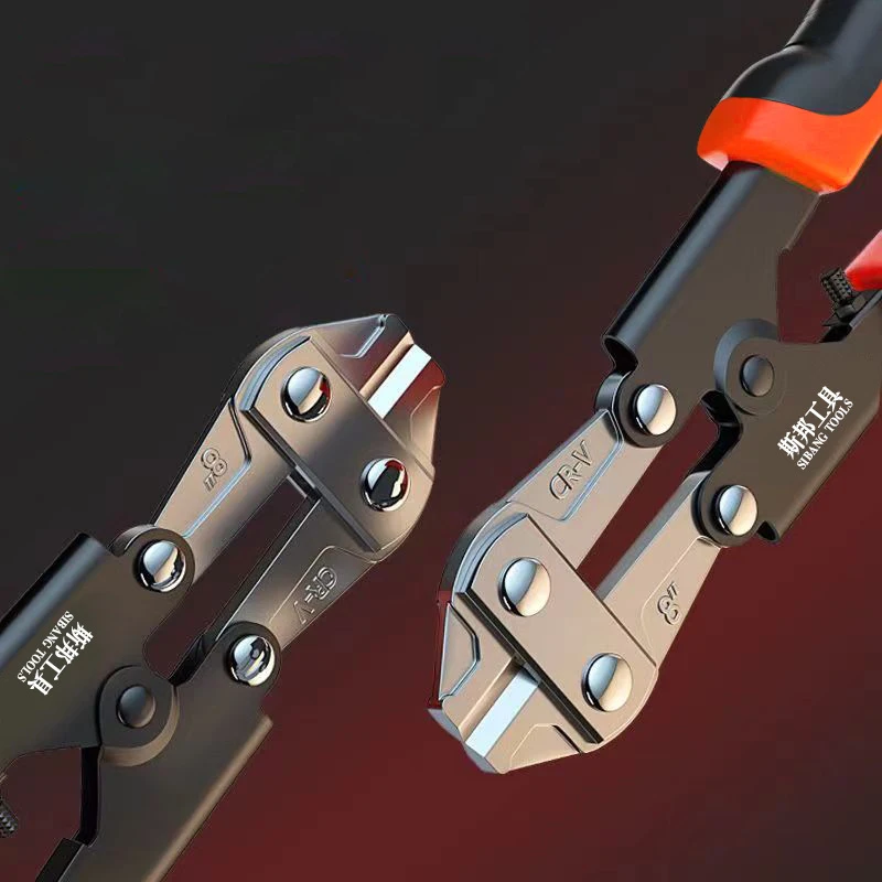 8" Mini-Bolzenschneider Multitool Stahlseilschneider Bolzenschneider Drahtseilklemme Zange Arbeitsersparnisschere Multifunktionale Schneideschere – Detail 6