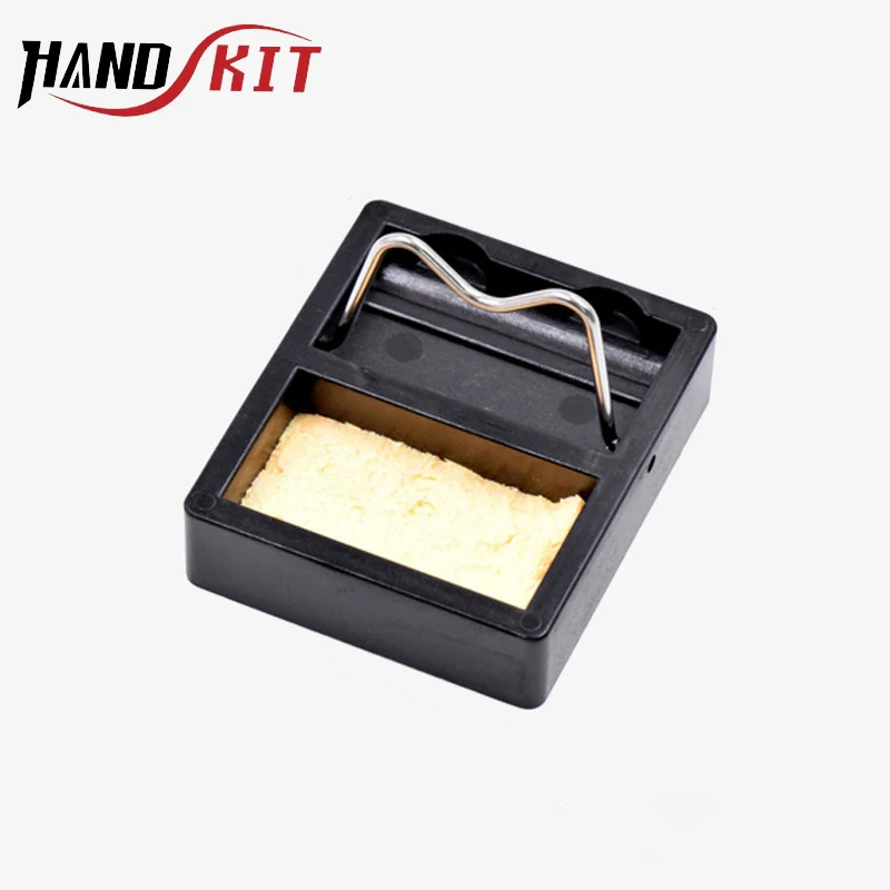 T12 Soldering Iron Simple Stand Bakelite Protable Holder Repair Tin Welding Cleaning Tools  For Soldering Station