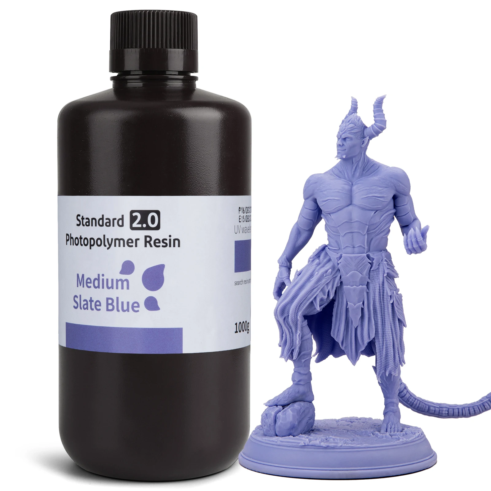 ELEGOO Standard 2.0 1000g Grey Resin 405nm LCD