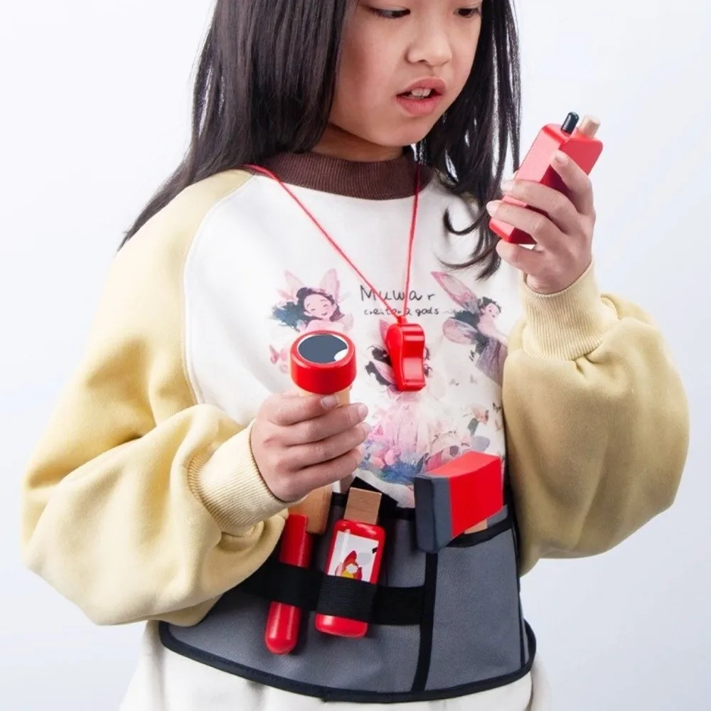 creative-wooden-simulation-firefighter-waist-bag-role-playing-funny-simulation-tool-children