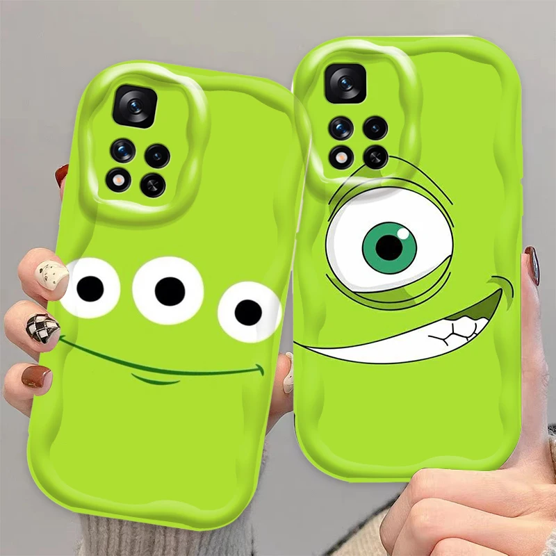 Cartoon Anime Three Eyes For Xiaomi Redmi Note 13 12 12S 11S 11 10 9 8 10A 9C 9T Pro Plus 5G Wave Oil Funda Phone Case