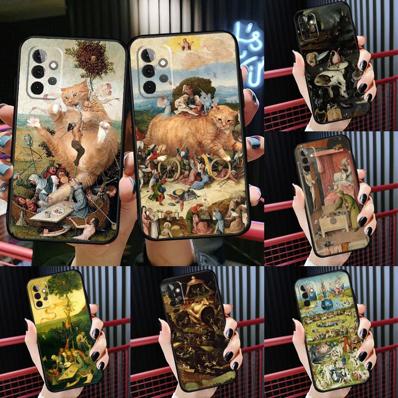 Hieronymus Bosch Art Painting Case For Samsung Galaxy A54 A34 A24 A14 A73 A53 A33 A23 A13 A52 A32 A22 A12 A51 A71 Cover